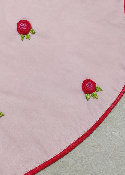 Salsabeel's Baby Girl Hand-Embroidered Booti Shalwar Kameez Set – 0–12 Months