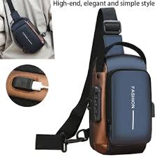 Sling Crossbody Chest Bag | Multi Functional Storage | Oxfords Cloth